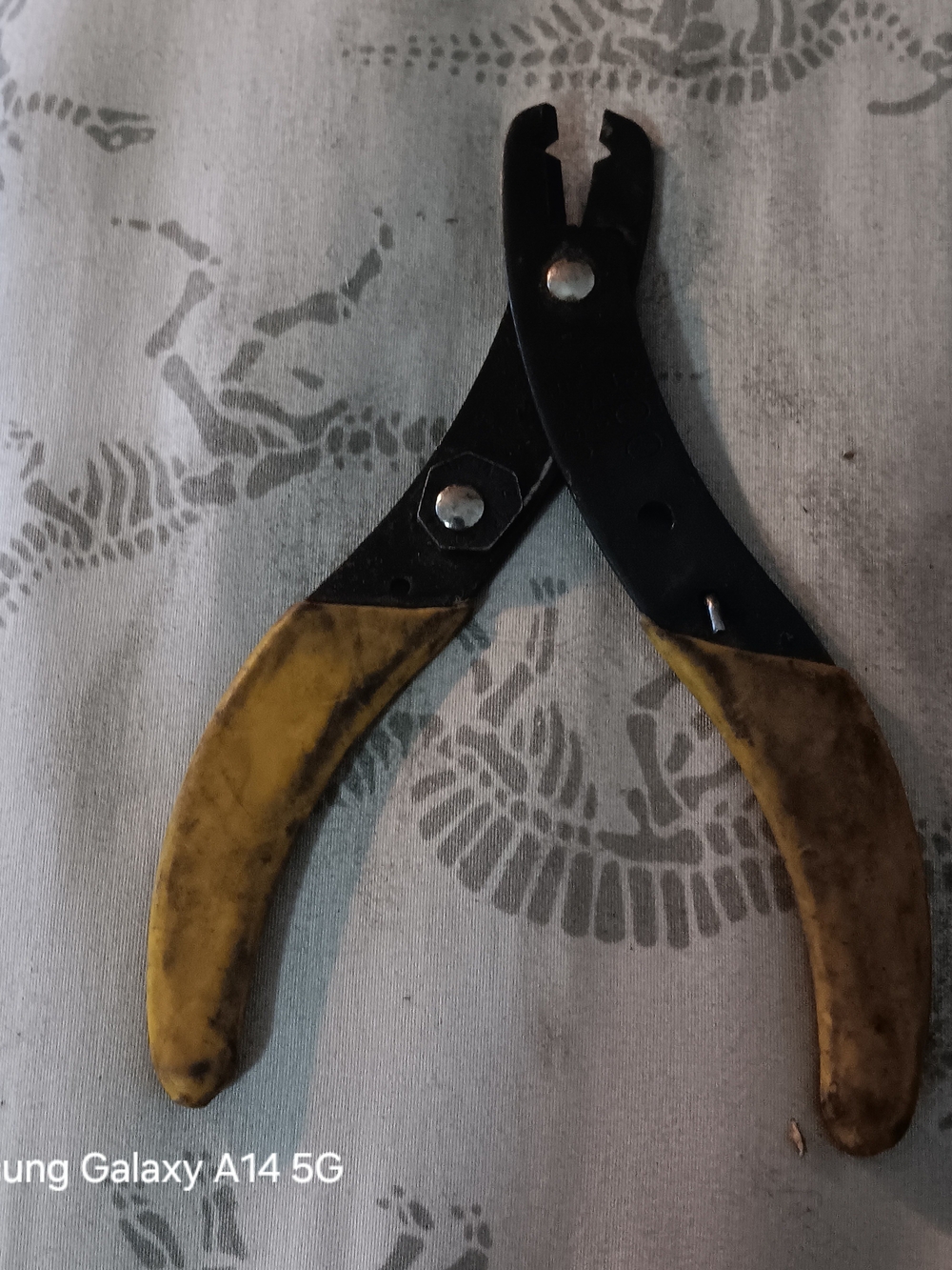 Yellow-Handled Wire/Cable Pliers - Unbranded
